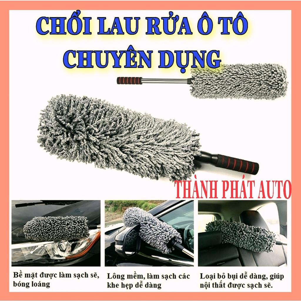 Chổi Lau Bụi Ô Tô Nhà Cửa Sợi Dầu Siêu Mềm Chuyên Dụng Có Thể Kéo Dài Cán