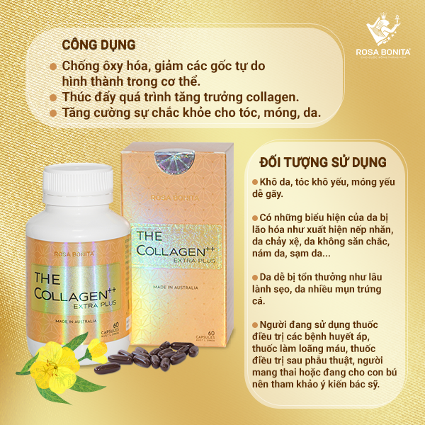 Viên uống đẹp da The collagen ++ Extra Plus