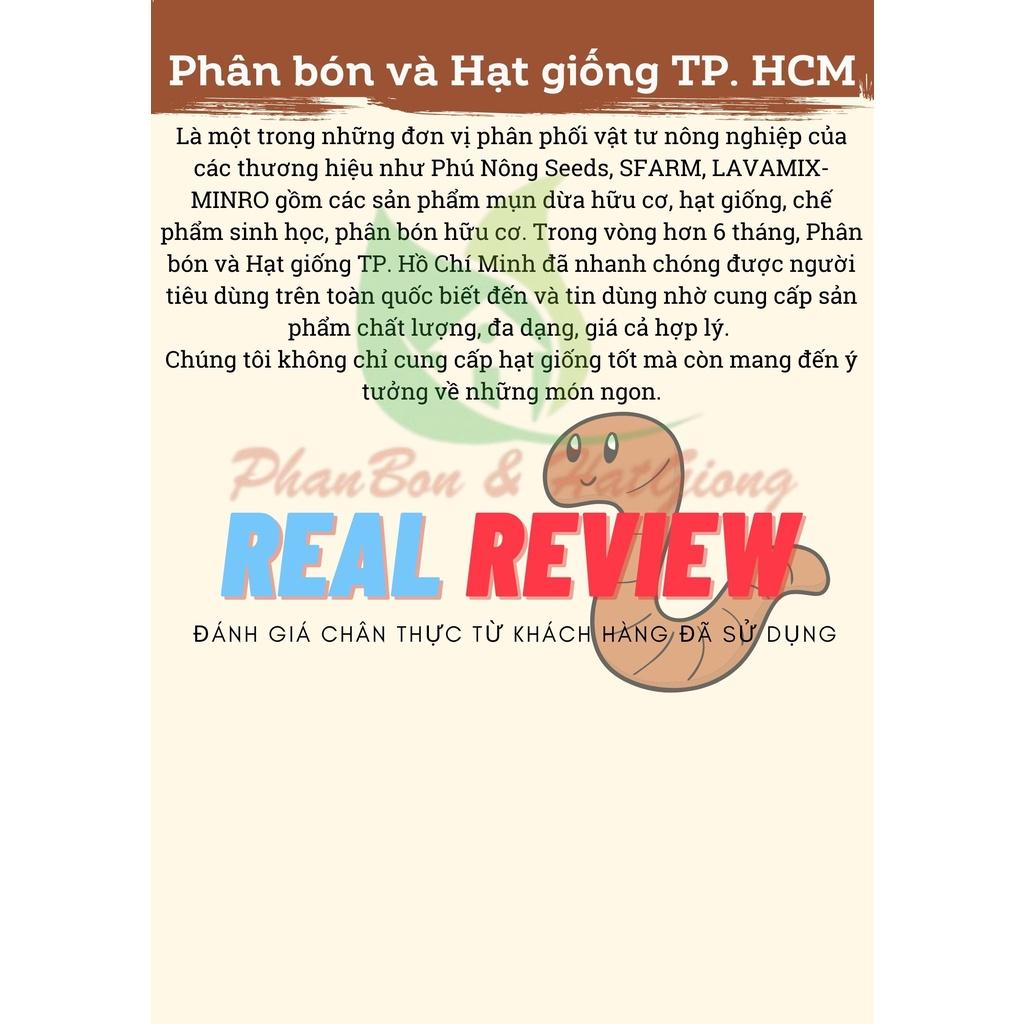 Phân Bón Trùn Quế Viên Nén Phân Tan Chậm Không Tạp Chất Sfarm 1kg - Shop Phân Bón và Hạt Giống