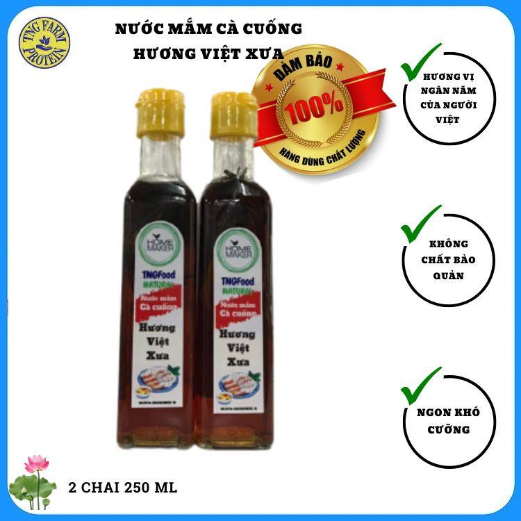 NƯỚC MẮM CÀ CUỐNG HƯƠNG VIỆT XƯA LOẠI THƯỢNG HẠNG THƠM NGON. 3 CHAI 250 mL Mã SP : NM3-250