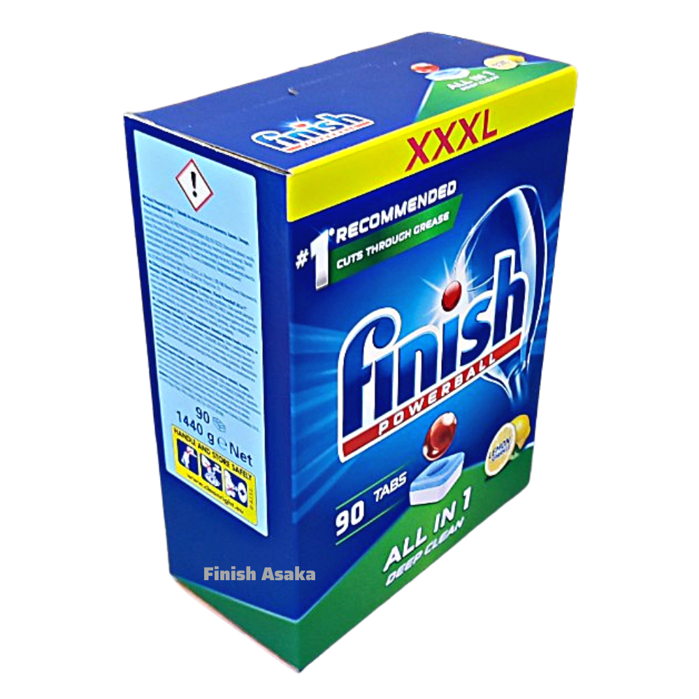 Combo Dầu làm bóng finish 750ml+Viên rửa bát Finish All in one 90v hương chanh dùng cho Máy rửa bát