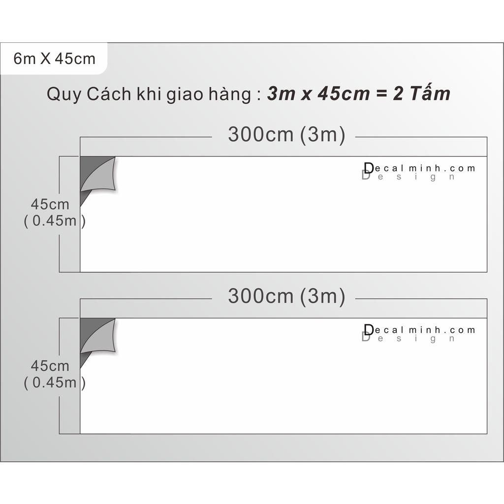 Combo 6m / 8m / 10m Dán Kính Bông Đen Đỏ