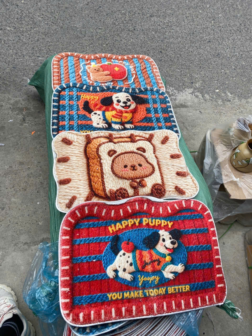 Thảm Lót Chân Hoạt Hình Dễ Thương Giả Dệt Diatom Bùn – Thảm Thấm Hút Nước Chống Trơn Trượt Dùng Phòng Tắm, Cửa Ra Vào - HÀNG CHÍNH HÃNG MINIIN