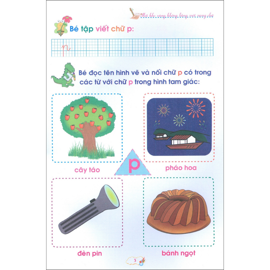 Chuẩn bị cho bé vào lớp 1 - Tập tô chữ cái