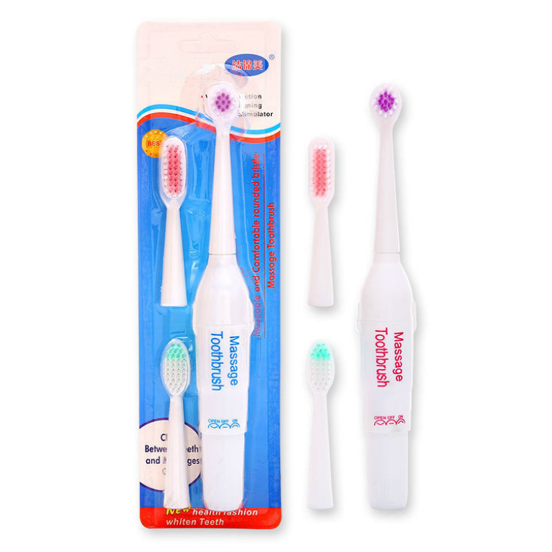 Bàn Chải Đánh Răng Tự Động S0ft Kèm 2 Đầu Bàn Chải Thay Thế