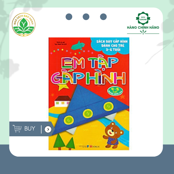 Em tập gấp hình cho bé 4-5 tuổi
