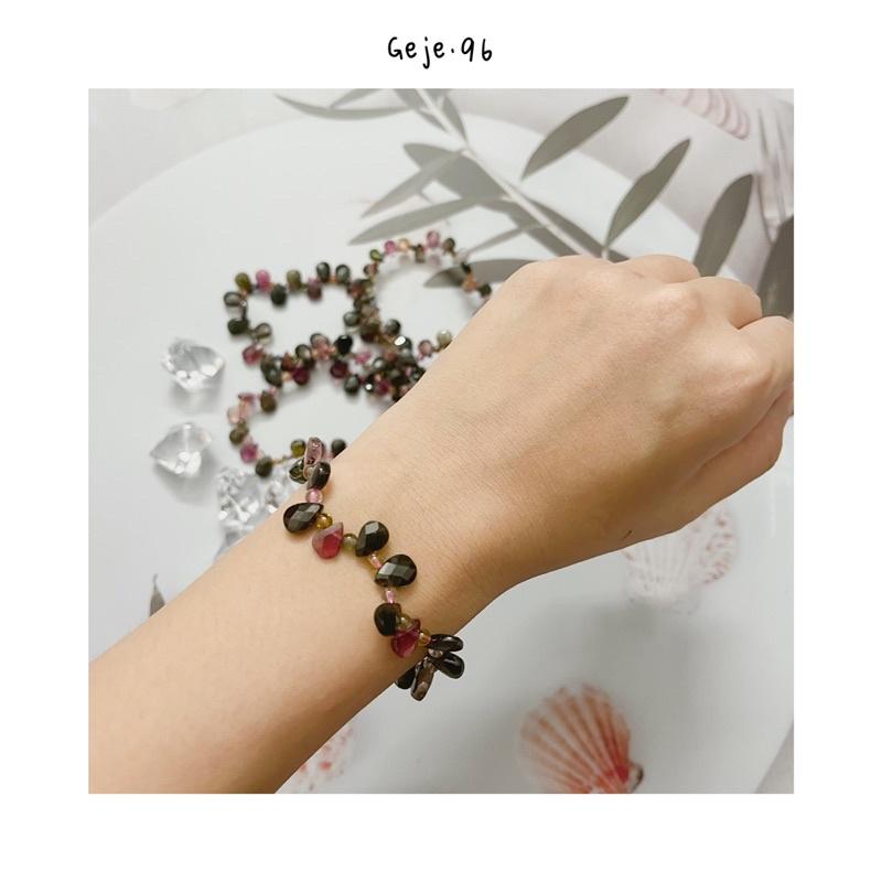 Vòng tay Tourmaline đa sắc