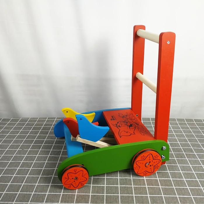 Xe gỗ tập đi cho bé