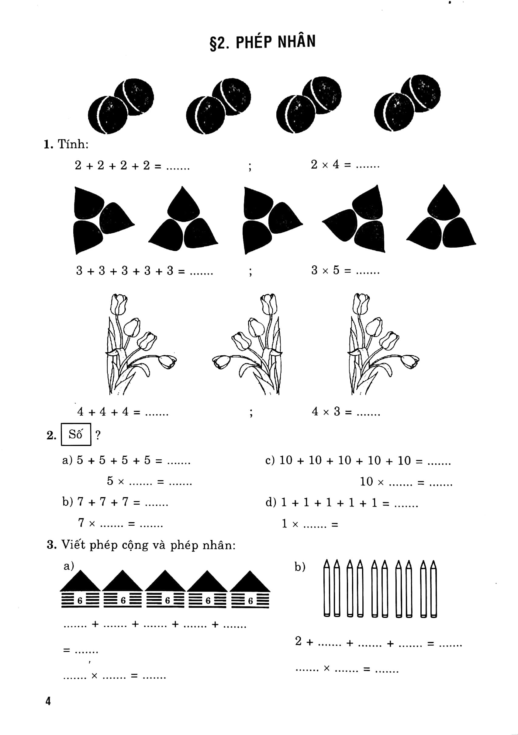 Vở Bài Tập Nâng Cao Toán Lớp 2 - Tập 2 (Biên Soạn Theo Chương Trình Giáo Dục Phổ Thông Mới)
