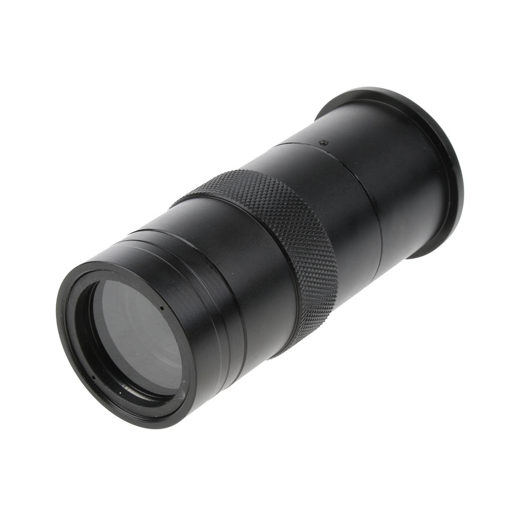 Amagogo Kỹ Thuật Số Công Nghiệp Camera Kính Hiển Vi Phóng Đại VGA Video TV 100X Zoom C-gắn Ống Kính Khoảng Cách Làm Việc