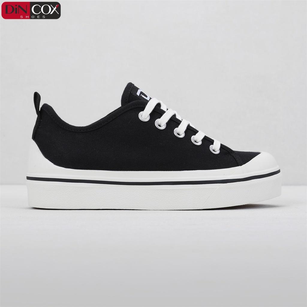 Giày Sneaker Vải Nữ DINCOX D31 Năng Động Nữ Tính Black