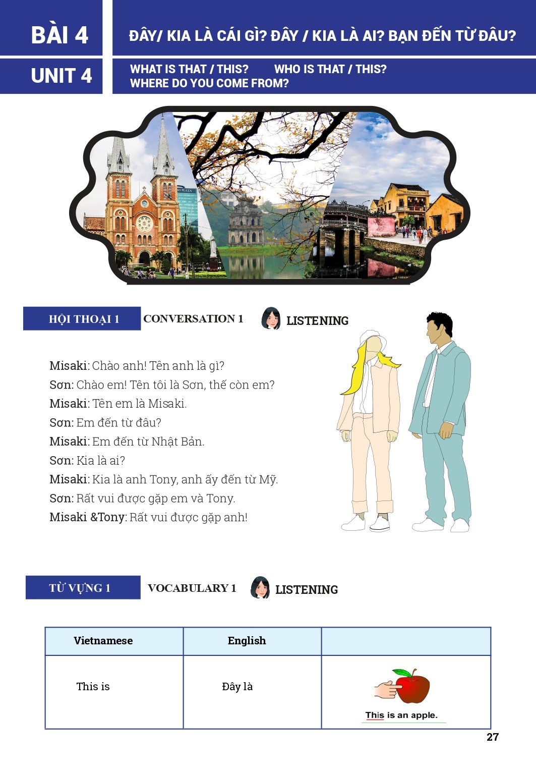Bộ Sách Tiếng Việt cho người nước ngoài 3 cấp độ Sơ cấp tái bản -Trung cấp - Nâng cao và Khám phá tiếng Việt hiện đại