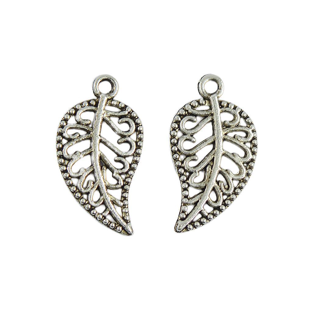 20pcs Dream Catcher Connectors Findings + 100pcs Tibetan Silver Leaf Charms Pendant