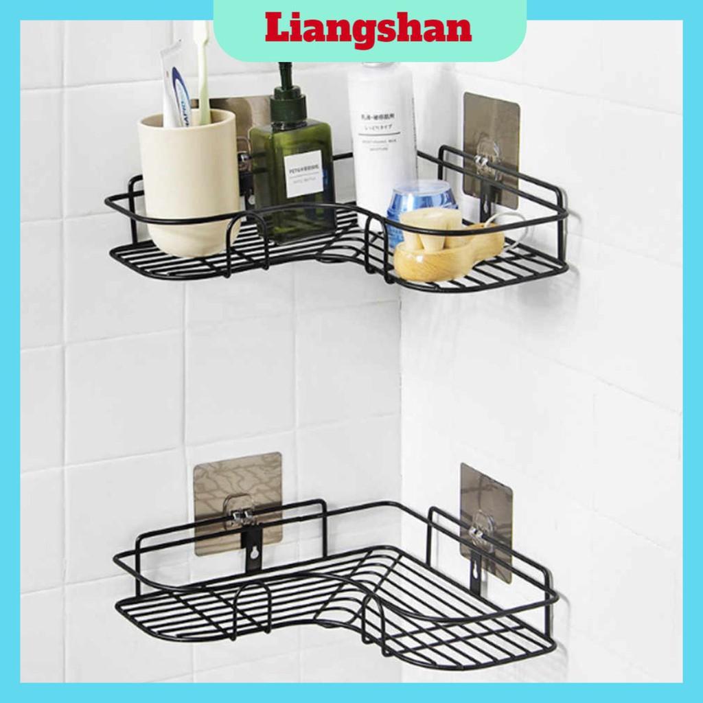 Kệ đựng đồ đa năngKệ góc dán tường-Kệ đựng đồ nhà tắm bằng kim loại