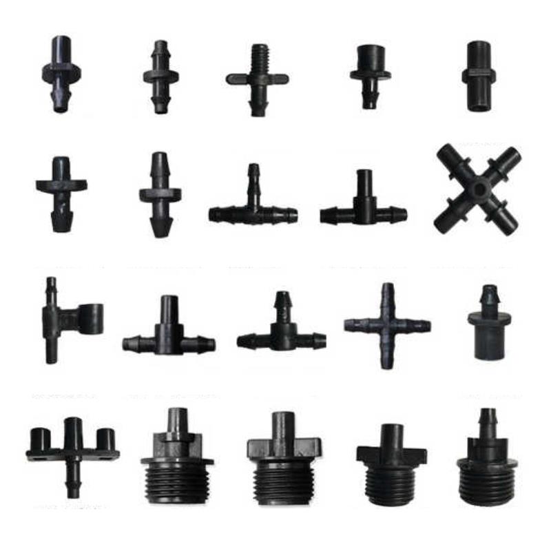 30 bộ Khởi thủy 1 đầu gân 4/7 1 đầu ren 5 mm TKR47, Khởi thủy ren cho ống PE, LDPE, HDPE, PVC Φ4/7