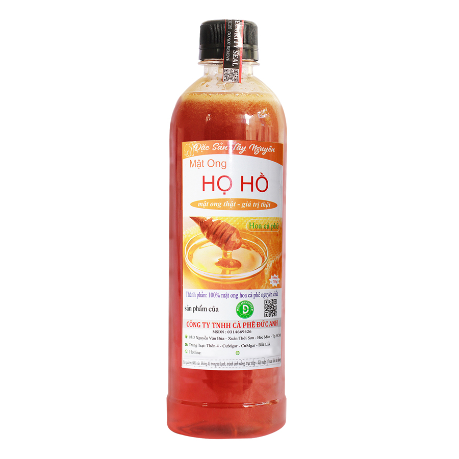 Mật Ong Hoa Cà Phê Nguyên Chất HỌ HỒ (500ml)