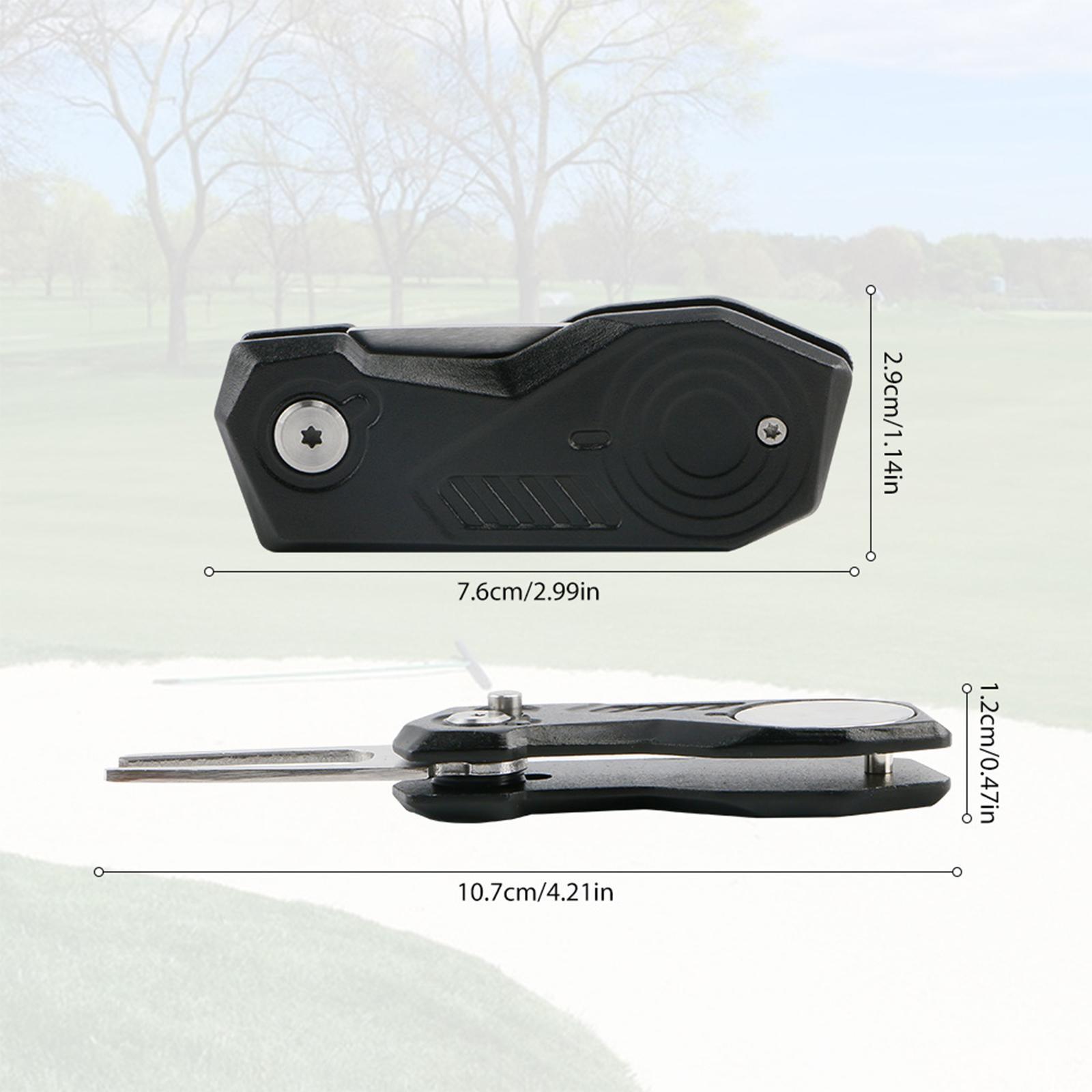 Golf  Tool Golf Supplies Folded Golf Accessories Pitch Mark Repair Fork