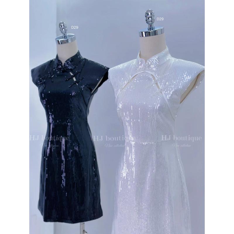 Đầm ôm sát body cô gái Trung Hoa -D29