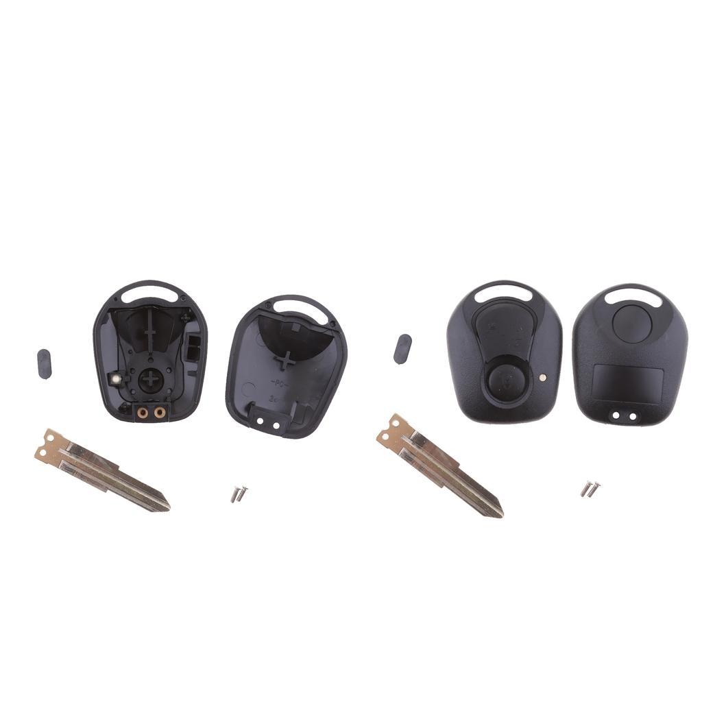 2pcs  Car Key Case Shell Fob Replacement for