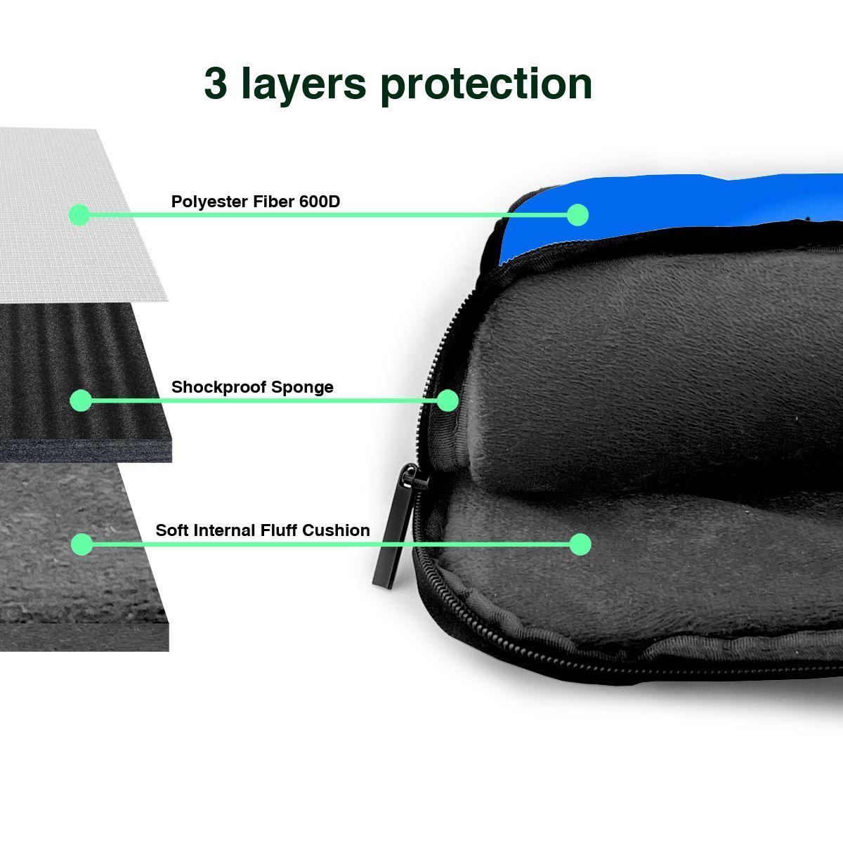 Cá Laptop Túi Dễ Thương Kinh Doanh Máy Tính Túi Đeo Chéo Chống Nước Laptop Túi