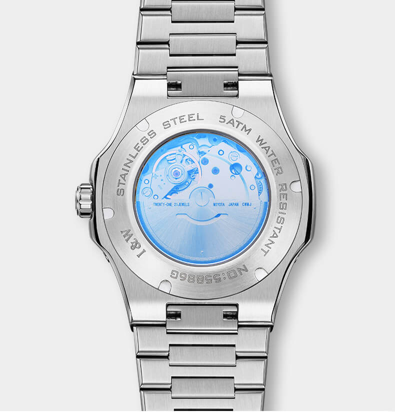 Đồng hồ nam chính hãng I&W CARNIVAL 55886G-4 mặt nâu size mặt 42mm,kính sapphire ,chống nước 50m,dây thép không gỉ