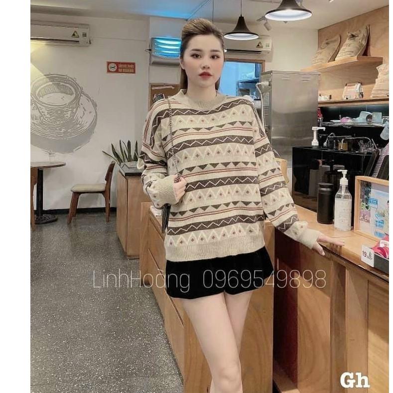 Áo len thổ cẩm thời trang hottrend 2020