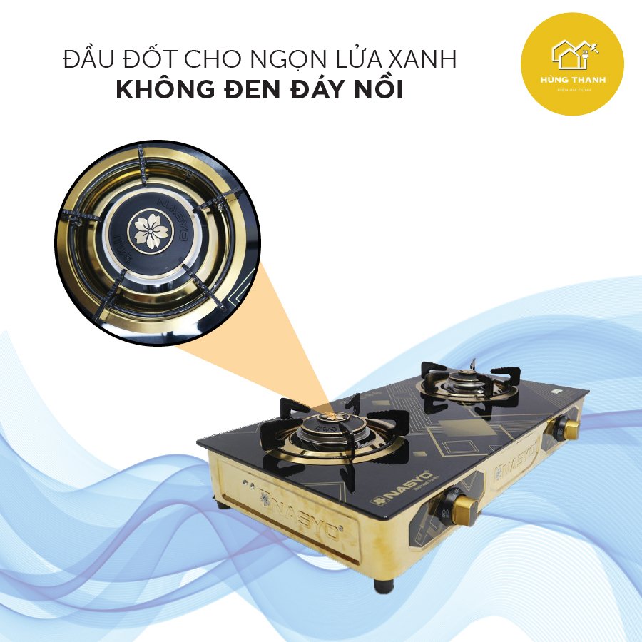 [ SIÊU PHẨM 2020 ] Bếp Gas Đôi NASYO NS-18K Thiết Kế Hiện Đại [HÀNG CHÍNH HÃNG]