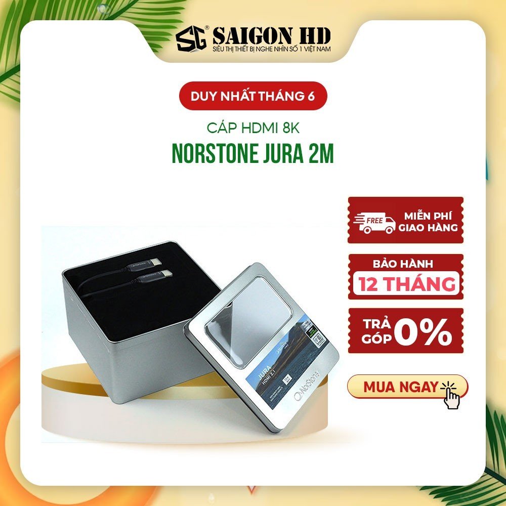 Cáp HDMI 8K NORSTONE Jura 2M - Hàng chính hãng, giá tốt