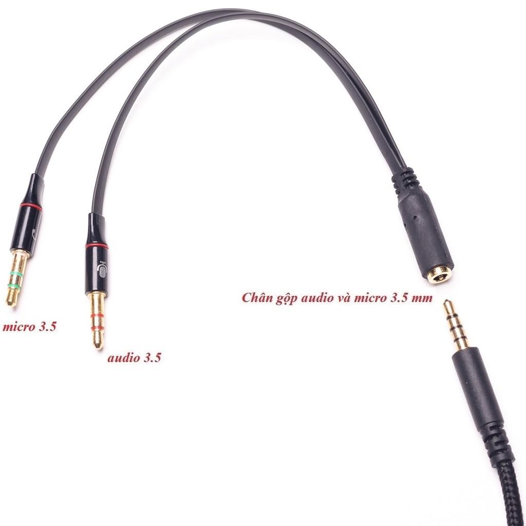 jack gộp audio và micro 3.5 mm