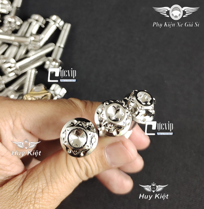 Ốc Sa_la_ya Inox 304 6li Chiều Dài Đầy Đủ Các Size