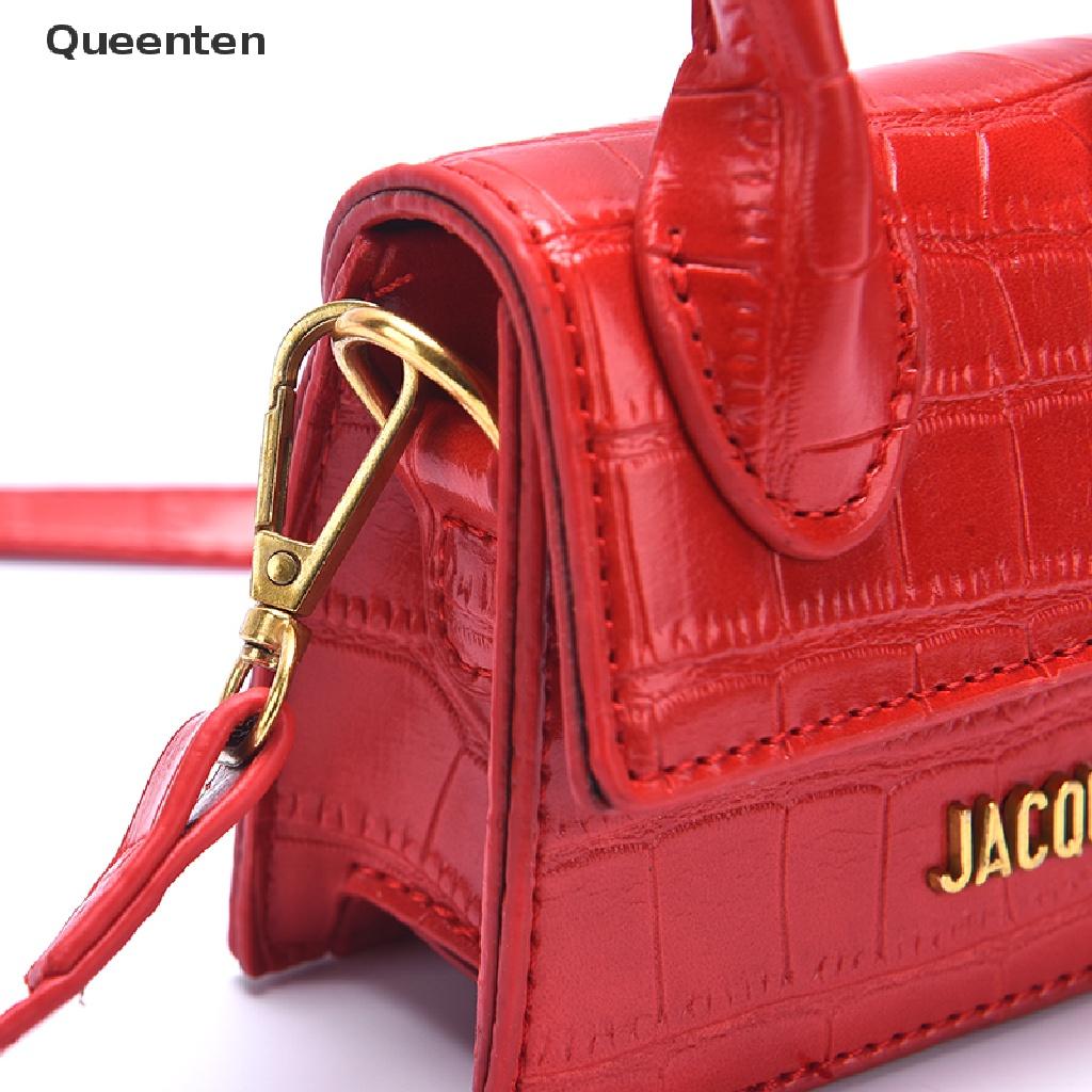 Queenten Jacouemus Brand Women Bag Leather Designer Crossbody Bags Small PU Handbag QT