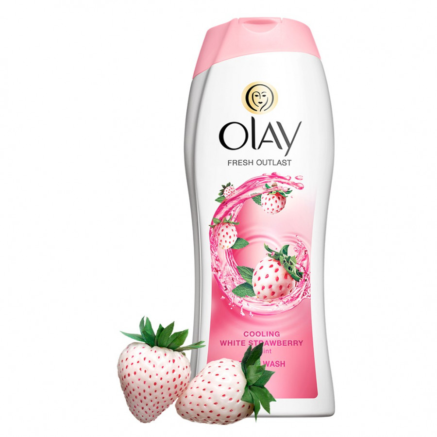 Sữa tắm dưỡng ẩm Olay dâu &amp; bạc hà 650ml