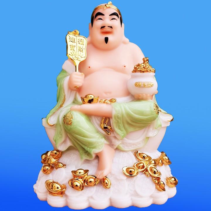 Tượng Thần Tài Thổ ĐỊa mẫu mới nhất màu Xanh Lam cao 20cm