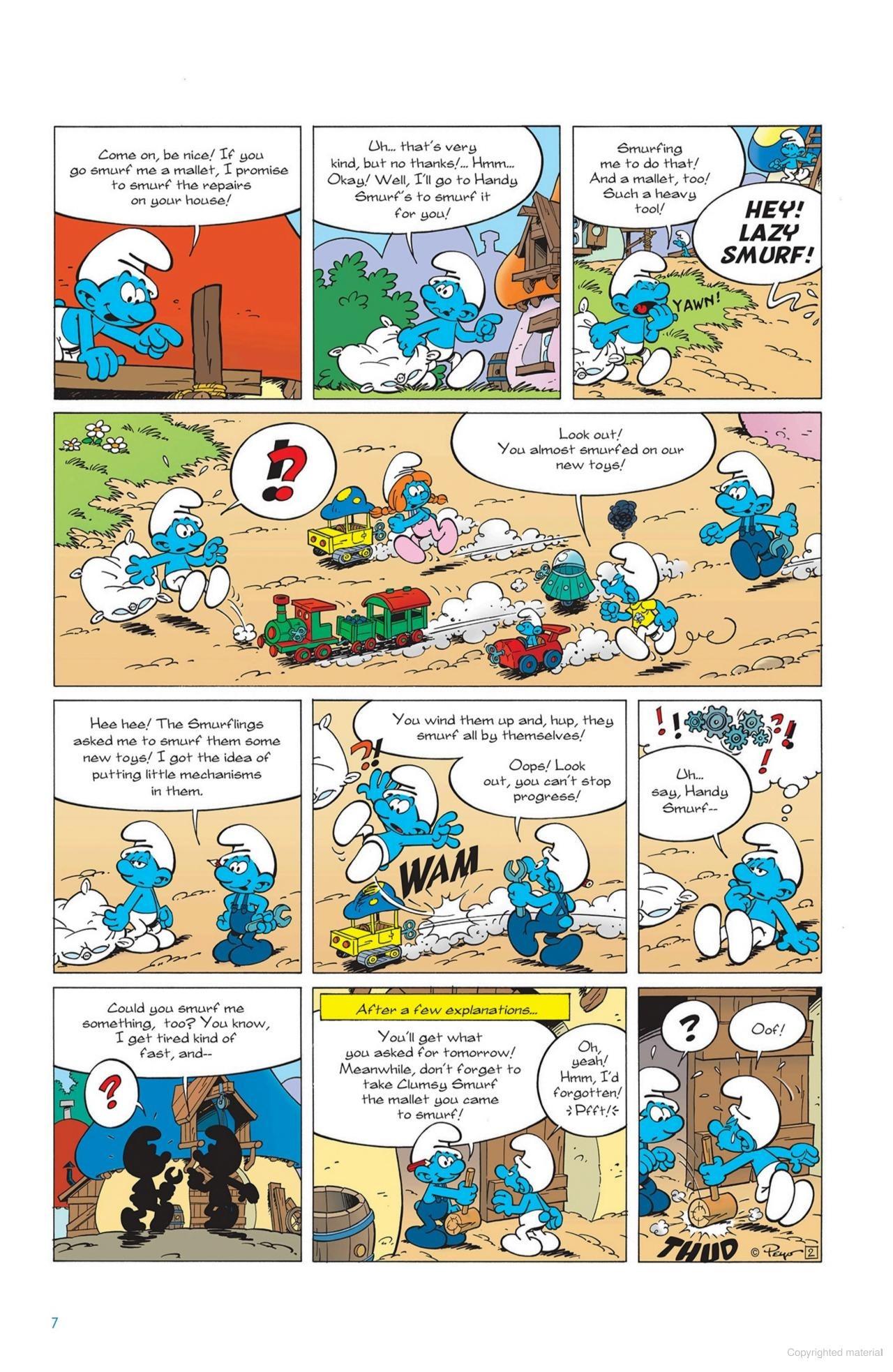 Sách ngoại văn: The Smurfs #23 - Can't Smurf Progress