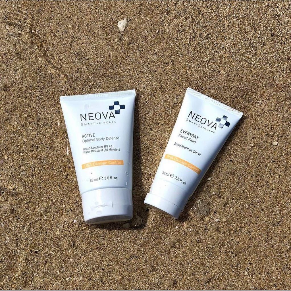 Kem Chống Nắng Neova DNA Damage Control Everyday Facial Fluid SPF 44 74ml - Hee's Beauty