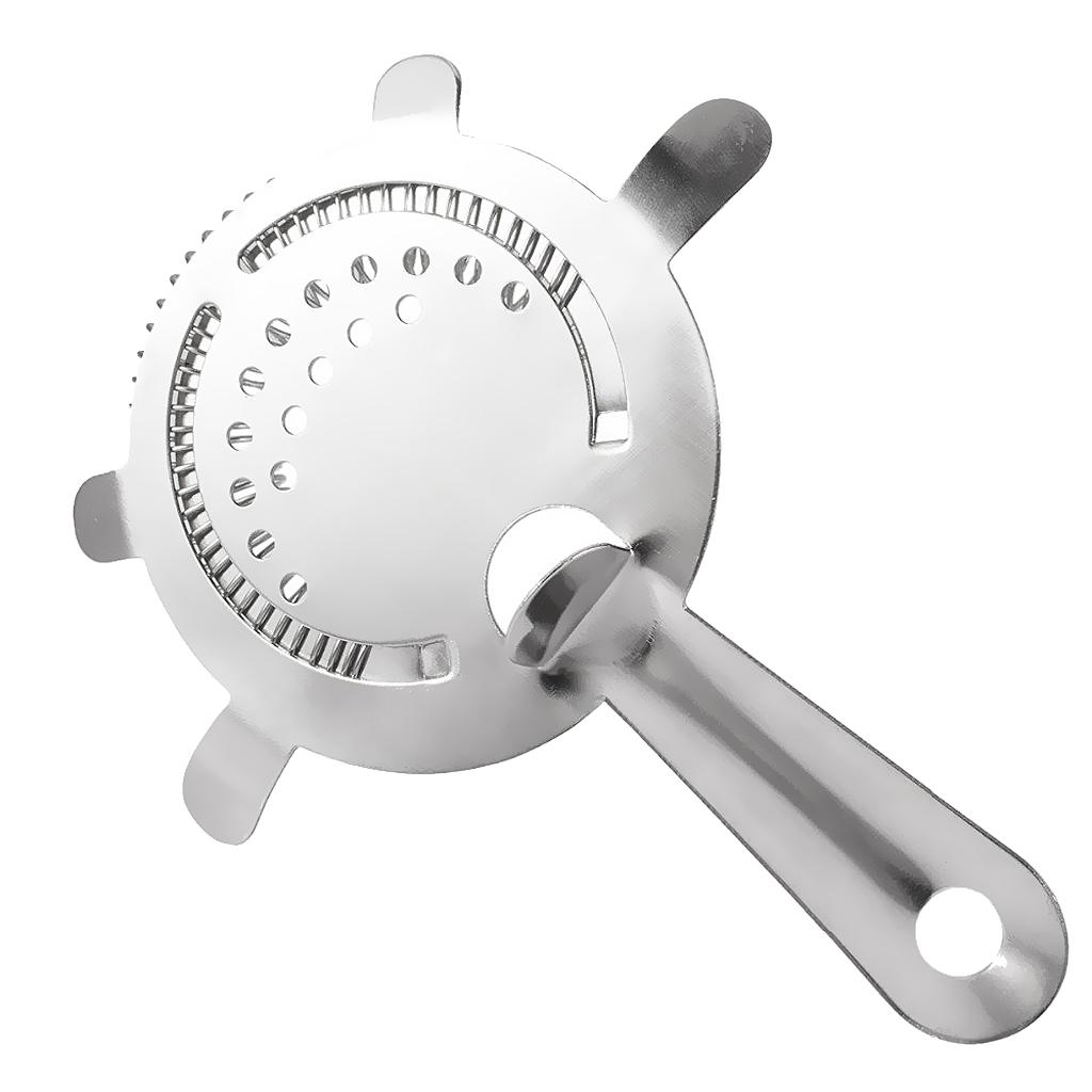 Cocktail Strainer Stainless Steel Bar Shaker Ice Strainer 4 Prong Bar Tools