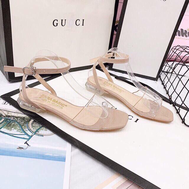 Giày sandal tiểu thư phong cách hàn quốc