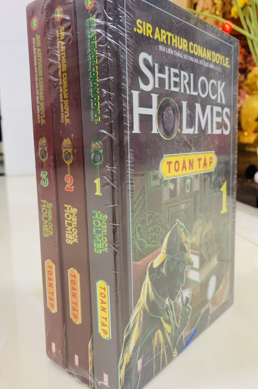 Sách - Sherlock Holmes Trọn Bộ 3 Tập Mới Nhất (Bìa Cứng KV)