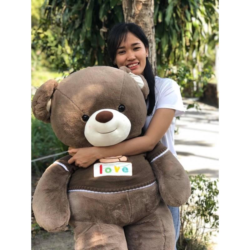 Teddy áo len love Cao cấp