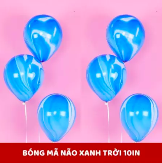 Bóng bay vân đá ( Sơn Thuỷ )100q - trang trí sinh nhật, sự kiện