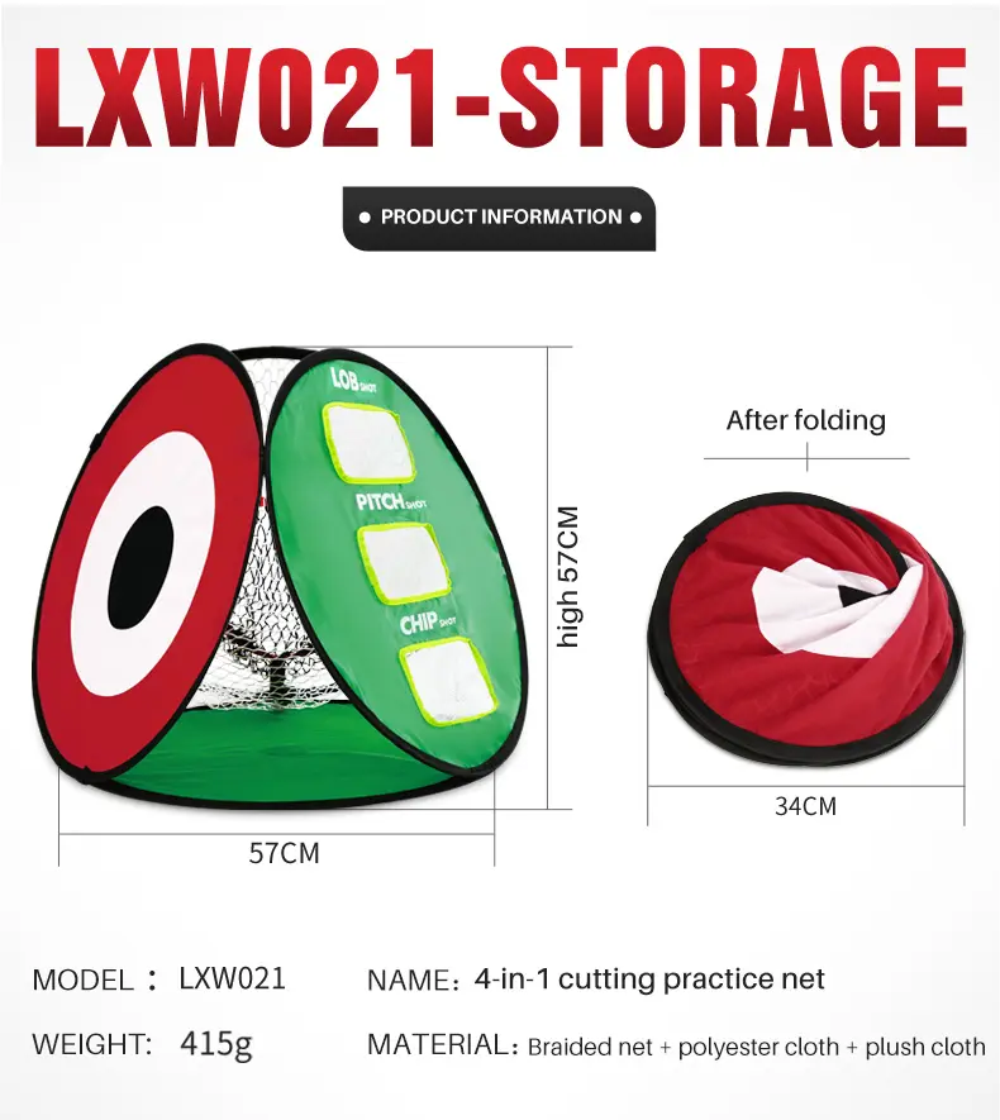 Lưới tập 4 in 1 PGM-LXW021. Gọn nhẹ - Đa dụng - Phù hợp cho người mới làm quen bộ môn Golf