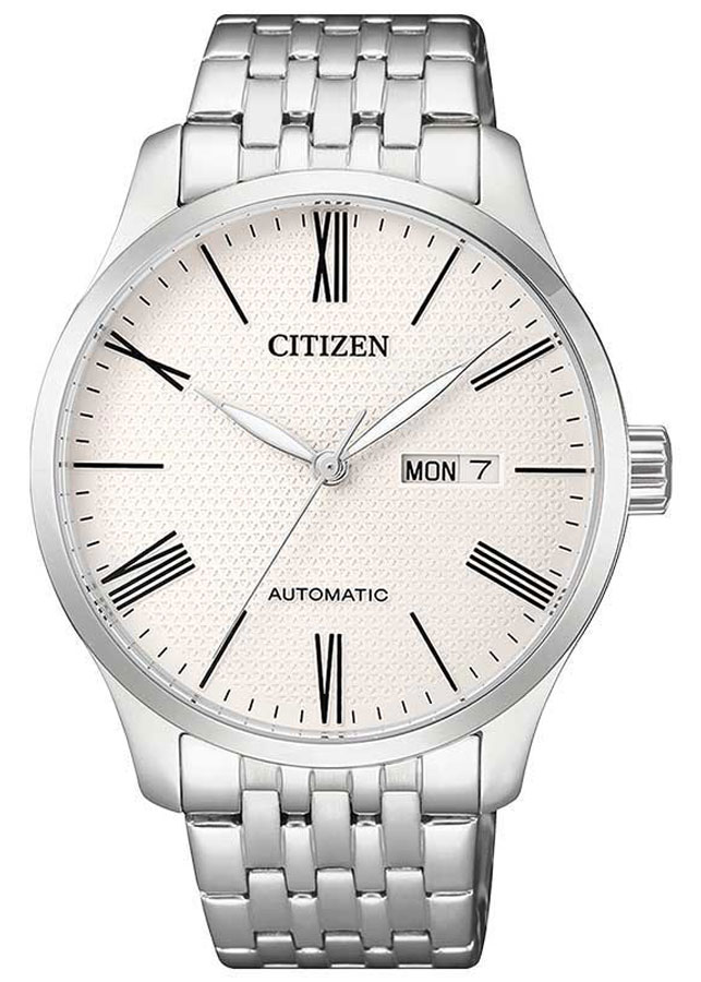 Đồng Hồ Nam Citizen Dây Thép Không Gỉ NH8350-59A - Mặt Trắng