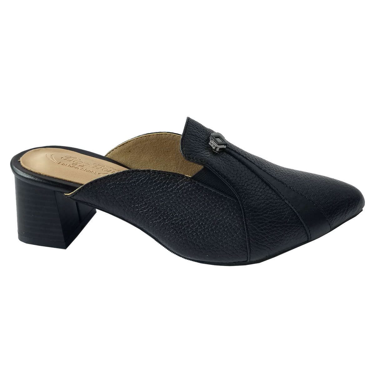 Dép Cao Gót Nữ BIGGBEN Da Bò Cao 5 Phân DCG115