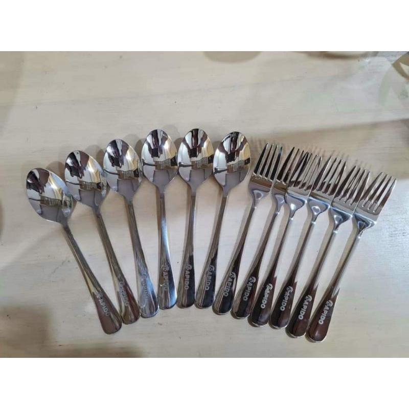 Bộ thìa dĩa Santo 12 món sang trọng- hàng chính hãng