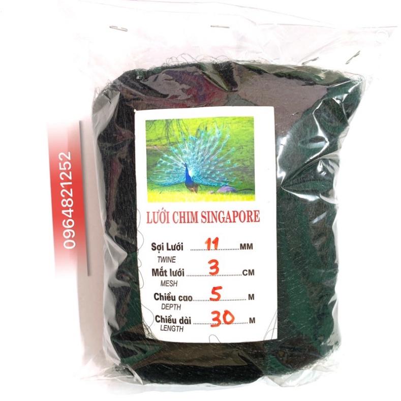Lưới Bắt Chim dài 30m hàng loại 1 lưới singapore bắt CHÀO MÀO, CHÒE, MI, KHỨU, SÁO, cu gáy giá siêu rẻ - - đại h