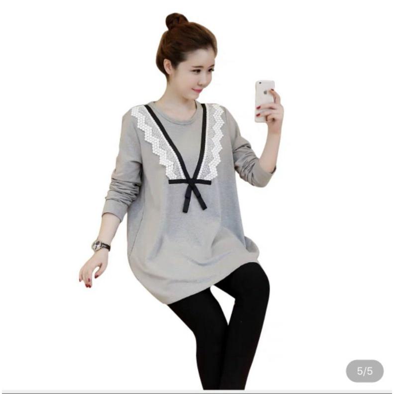 Áo bầu mùa thu đông-Áo Bầu Công Sở Siêu Xinh, Vải Đũi Đẹp, Freesize - Tổng kho váy bầu