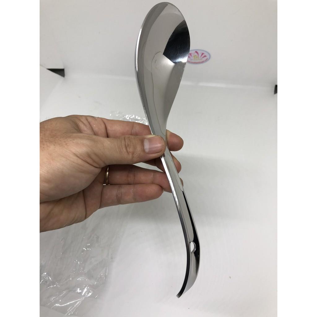 Vá cơm inox 304 Hàn Quốc eo đẹp dày sáng bóng dày dặn siêu bền đẹp có loại chống dính
