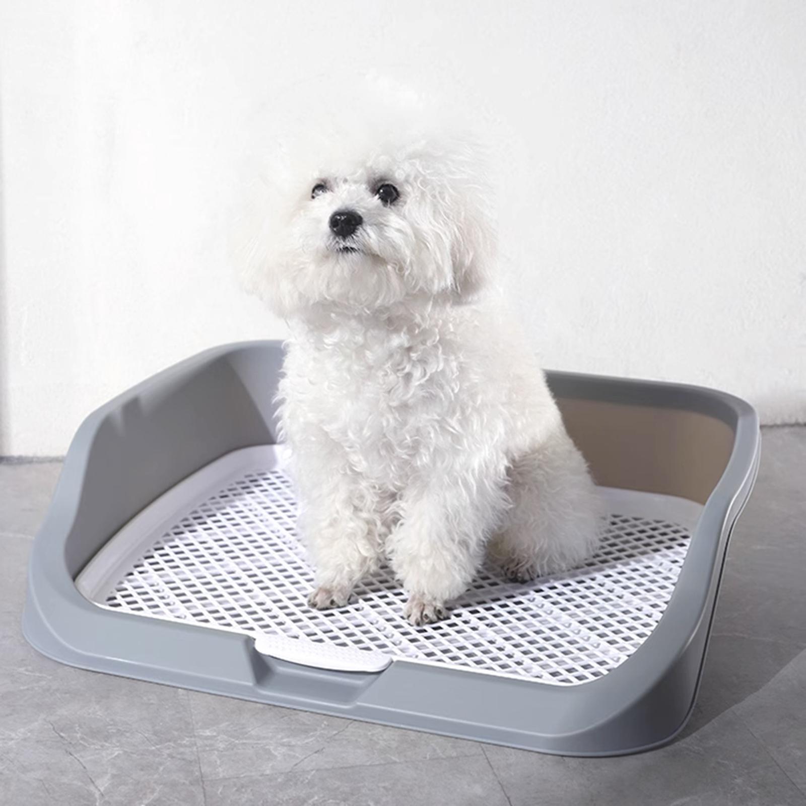Dog Toilet Puppy Potty Tray for Cat Dog Potty Pan Indoor Reusable Litter Box