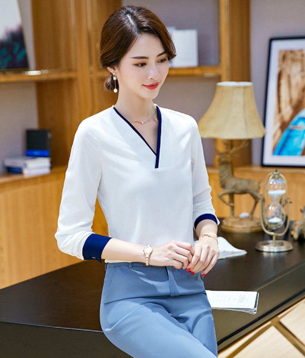 ÁO SƠ MI CỔ VIỀN MÀU