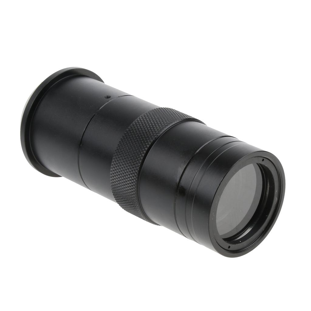 Amagogo Kỹ Thuật Số Công Nghiệp Camera Kính Hiển Vi Phóng Đại VGA Video TV 100X Zoom C-gắn Ống Kính Khoảng Cách Làm Việc
